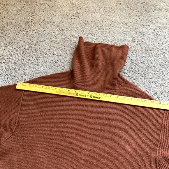 Free People burnt sienna cowl neck sweater - Picture 7 of 11